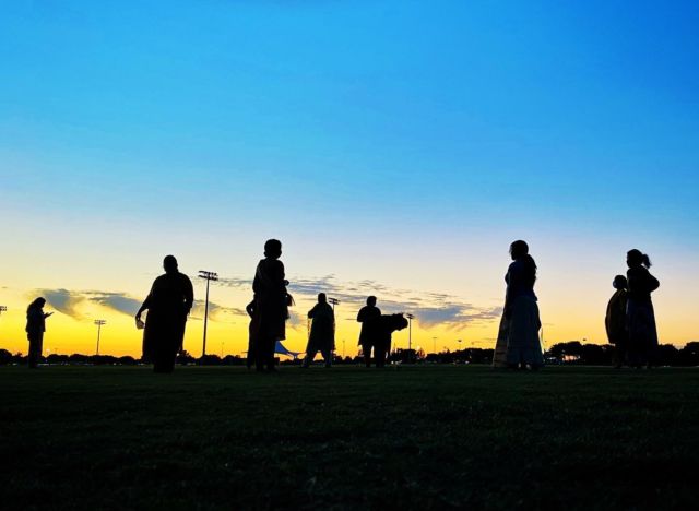 An #evening at #celebration #park #randomclick #mobilephotography #silhouette #mobile #random